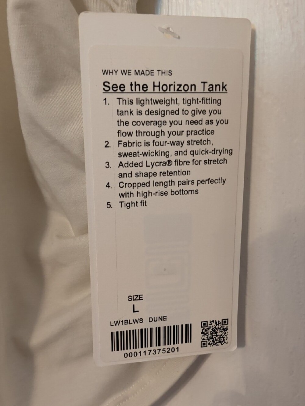lululemon athletica See The Horizon Tank in Dune - Picture 2 of 4